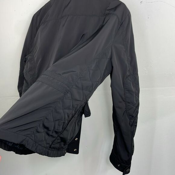 Hugo Boss Men’s L Black Military Utility Jacket Trim Fit Relaxed 38 Reg - Picture 5 of 14